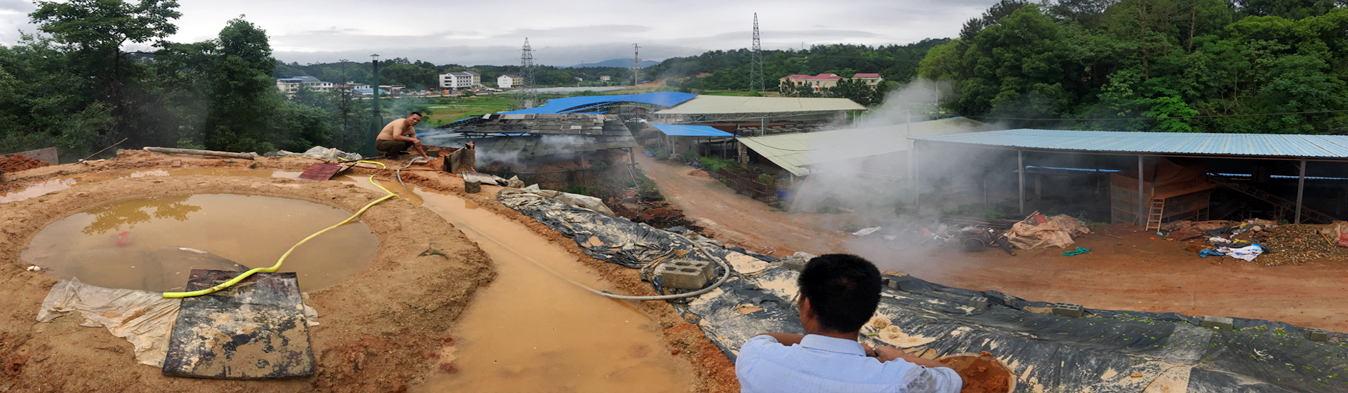 粘土柴火青砖   土窑烧制